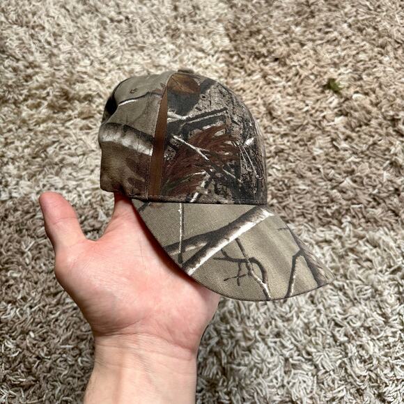 Powercap Hat Camo Logo LED Light Under Brim Realtree Adjustable Baseball Cap - Picture 1 of 7